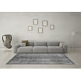 thumbnail image 3 of Ahgly Company Indoor Rectangle Abstract Gray Modern Area Rugs, 2' x 5', 3 of 4