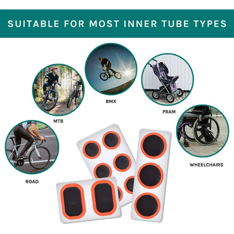 VeloChampion Bicycle Inner Tube Puncture Repair Kit with Tire