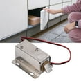 thumbnail image 1 of Mini Electric Bolt Lock Electromagnetic Solenoid Lock Assembly for Cabinet Small Cabinet Lock Solenoid Door Lock, Cabinet Locks Waterproof Rugged Small Safe Electromagnetic Lock, 1 of 7