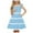 A03-Sky Blue, variant on Xyant Girls Summer Dress Square Neck Ruffle Sleeve A-line Swing Boho Dresses Casual Party Mini Beach Dresses Black,9-10 Years