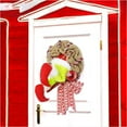 thumbnail image 7 of Bueautybox Christmas Wreath, Christmas Thief Stole Xmas Burlap Wreath, Christmas Burlap Wreath with Pose able Plush Legs, Wired Wreath Frame, Jute Rope, for Christmas & Thanksgivings Indoor Decor, 7 of 7