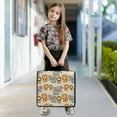 thumbnail image 7 of 3 Ring Zipper Binder with Shoulder Strap Waterproof Trapper Keeper 2 Inch D-Ring 500 Sheets Capacity Cartoon Lion and Elephants, 7 of 7