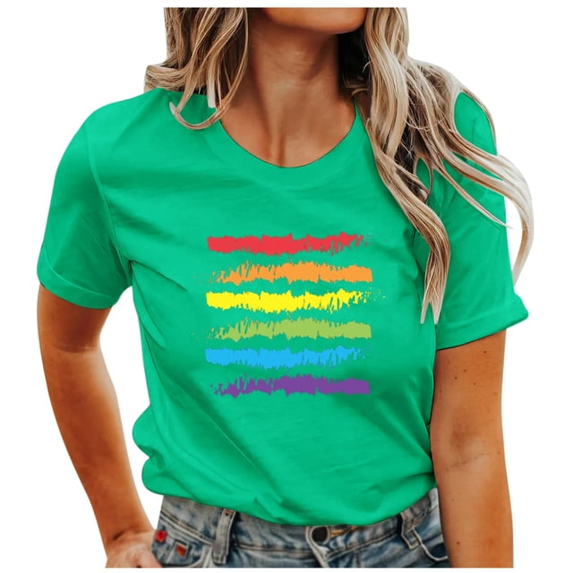 TINZ T-Shirt à Col Rond Imprimé Lettre Manches Courtes Col Rond T-Shirts pour Femmes Pack Ample Décontracté T-Shirt Cheer Manches Longues Pack T-Shirt Spandex T-Shirts pour Femmes