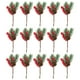 thumbnail image 3 of 15pcs simulación de pino rojo decoración de pino navideño accesorios de pino de guía de bricolaje, 3 of 5