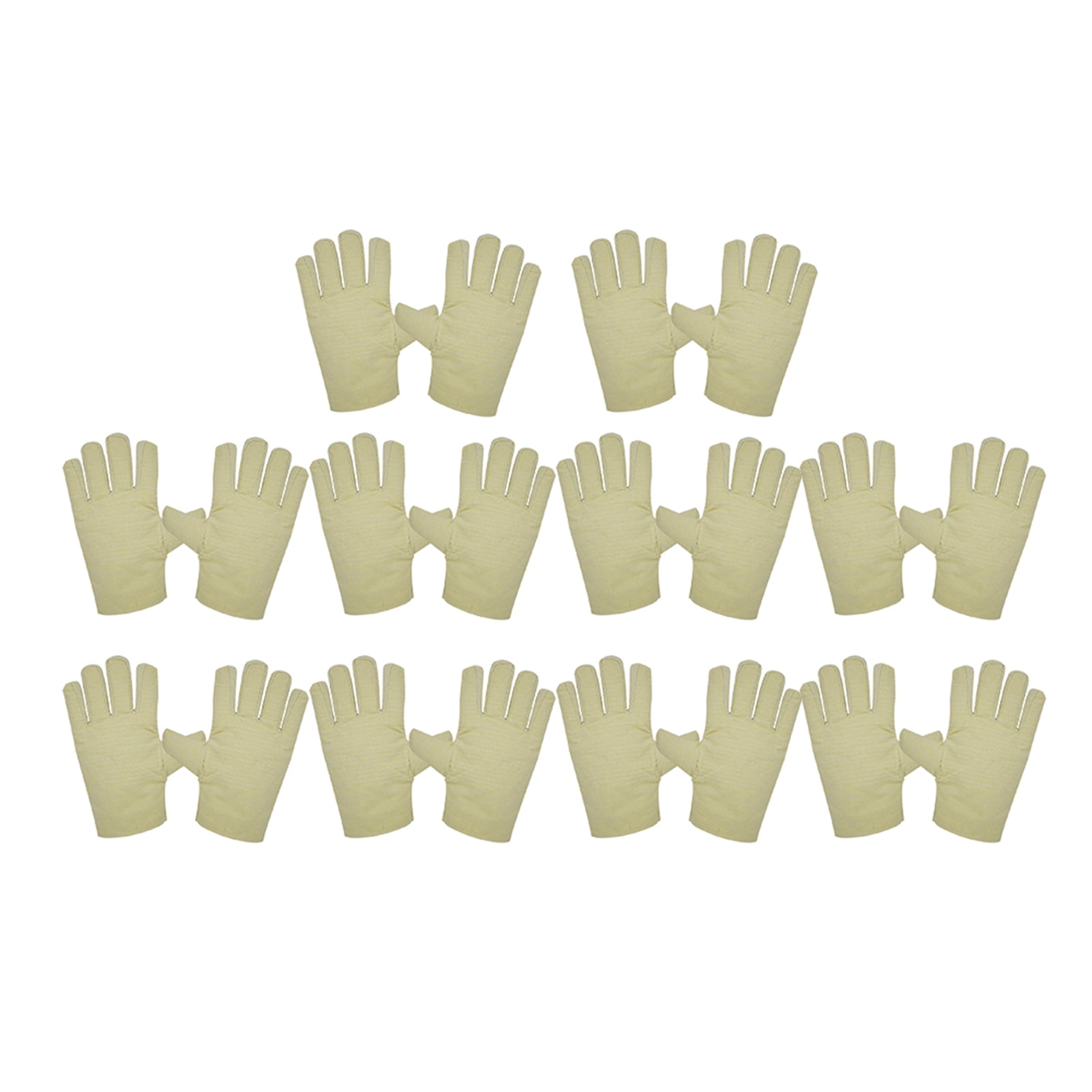 Amdohai Canvas Gloves Thick Double-layer Protective Gloves Wear-resistant Anti-skid Work Gloves Mechanical Handling Protection Labor Insurance Supplies