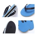thumbnail image 4 of HNMKIU Mens Flip Flops Fashionable Solid Color Thong Sandals Comfortable Casual Beach Footwear for Outdoor Summer and Home Use Slippers for Men Blue,8-8.5, 4 of 6