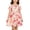 Multicolor 2, variant on Girls Floral Dresses Ruffled Sleeve Square Neck Party Birthday Kids Summer Smock Sundress Multicolor Size 12M