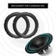 thumbnail image 4 of Borde De Woofer De Goma Para Reparación De Sonido Envolvente De Altavoz De 10 Pulgadas Con Orificio (2 Uds) Scienceny EL009996-00, 4 of 4