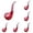 Red 6PCS, variant on Squeaky Dog Toys For Large Dogs PipeToy Giggles Dog Toy Giggle Puff Stick Toys With A Set Stuffed Dog Toys Interactive For Small Medium Large Dogs