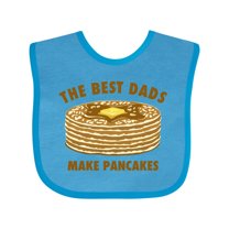 Inktastic Best Dads Make Pancakes Boys or Girls Baby Bib