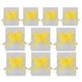 thumbnail image 5 of 10Pcs 50mm Pull Bows Ribbon DIY Gift Wrap Wedding Party Christmas Car Decor Blue Organza, 5 of 5