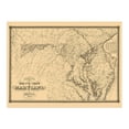 thumbnail image 6 of 1841 Maryland State Map - Vintage Map of the State of Maryland Wall Art - Vintage Maryland Home Decor Poster Print - Showing Virginia Washington DC Chesapeake Bay, 6 of 8