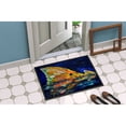 thumbnail image 2 of Carolines Treasures MW1276MAT Flipper Red Fish Door Mat Indoor Rug or Outdoor Welcome Mat 18x27 Doormat 18H X 27W, 2 of 4