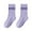 A01-Purple, variant on FYDUU Kids Socks Bulk Pack Soft Mid Calf Socks For Girls Boys Breathable Seamless Everyday Socks For Toddlers And Big Kids Fashionable Cute 9-11 Years