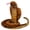 Brown, variant on BESTSKY Snake Stuffed Animal,Playful Snake Toy Small Stuffed Animals,Entertaining Prank Piece Snake Stuffed Animal,Blue,110cm
