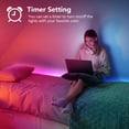 thumbnail image 2 of Nexillumi 16.4 Foot LED Strip Lights with Remote Music Sync LED Lights for Bedroom Color Changing SMD5050 RGB LED Strip Lights, 2 of 7
