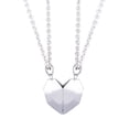thumbnail image 3 of OPOLSKI 2 Pcs/Set Matching Necklace Magnetic Geometric Creative Unisex Memorial White, 3 of 8