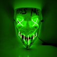 thumbnail image 2 of Máscara Kiss Me Brillante Masquerade con luz fría LED para Halloween, 2 of 2