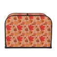 thumbnail image 2 of Pofeuu Yellow And Red Maple Leaves Print Toaster Cover 4 Slice, Bread Dust Cover & Fingerprint Protection, Kitchen Small Appliance Covers(Toaster Cover), 2 of 7