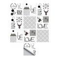 thumbnail image 3 of 10 piezas/juego de pegatinas de azulejos vintage para baño, cocina, pegatinas de pared de PVC H, 3 of 9