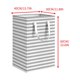 thumbnail image 5 of Cesta de Almacenamiento de Terciopelo, Cesta de Almacenamiento de Terciopelo, Cesta de Ropa Sucia Plegable, Terciopelo Rayado, Terciopelo de Algodón, Mover, Almacenamiento de Muebles,, 5 of 7