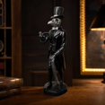 thumbnail image 3 of Gothic Raven Figurine,Victorian Plague Doctor Figurine for Halloween Mantel Shelf Vintage Home Display A, 3 of 7