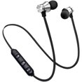 thumbnail image 1 of Auriculares estéreo magnéticos en la oreja Auriculares inalámbricos Bluetooth 4.2 Regalo para auriculares - Plata liviano y muy cómodo de usar, 1 of 5