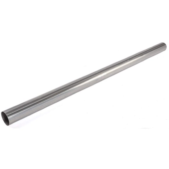 JEGS 2.5” OD Aluminized Exhaust Tubing | 4-Feet Length | 16-Gauge | Seam Welded | Straight | Heavy-Duty Construction