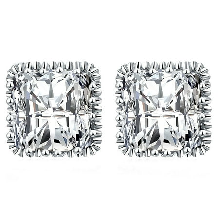 Deezire Jewels Square Diamond Stud Cubic Zirconia Earrings High Square Diamond Stud Cubic Zirconia Earrings High Quality Fashion Jewelry Made For Women