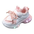 thumbnail image 1 of Children Shoes Comfortable Soft Soled Sneakers Fashionable Outdoor Light Shoes Children Sneakers Pink 27/4 Y—4.5 Y, 1 of 5