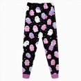 thumbnail image 6 of TOWED22 Girls Boys Halloween Pajamas Cute Graphic Cotton Toddler Kids 2 Piece Long Sleeve Pjs Fall Winter Sleepwear(Purple,5-6 Y), 6 of 8