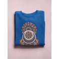 thumbnail image 3 of Detailed Mandala Design Sweatshirt Women -Image by Shutterstock, Female XX-Large, 3 of 4