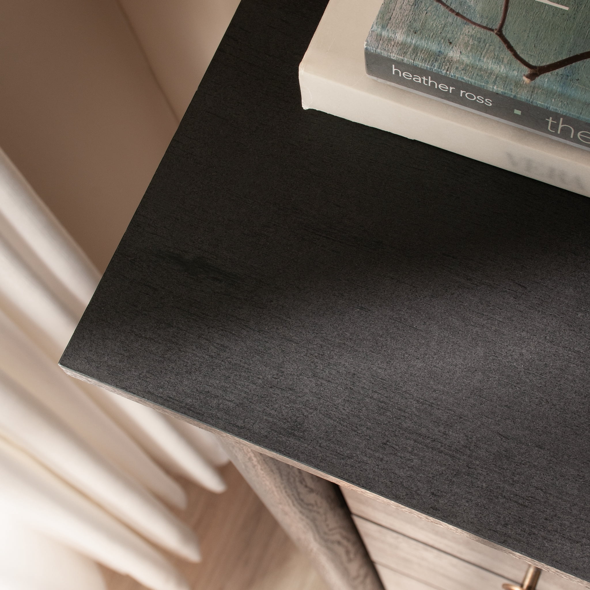 My Texas House Monroe 5-Drawer Dresser, Raven Black Oak Finish