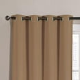 thumbnail image 3 of Neil Blackout Energy Saving Window Curtain Grommet Panels 52 in. W x 90 in. L, Set of 2 Panels - Taupe, 3 of 5