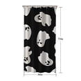 thumbnail image 5 of Black Halloween Ghost Silhouettes Shower Curtain 36"x72" ,Bathroom Decorative Shower Curtains Set with 12 Hooks,Modern Waterproof Washable Shower Curtain, 5 of 6