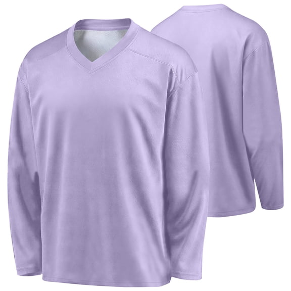 MGDXOX Kids Long Sleeve V Neck Athletic Shirt Breathable Quick Dry Fabric Spring Summer Sports Training Team Uniform Casual Wear Purple 8-9Years