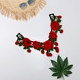 thumbnail image 4 of YAOBAMM Patch Brodé en Forme de V, Col Ajouré, Applique Lavable, Fleurs et Feuilles, Accessoires de Mode, 4 of 7