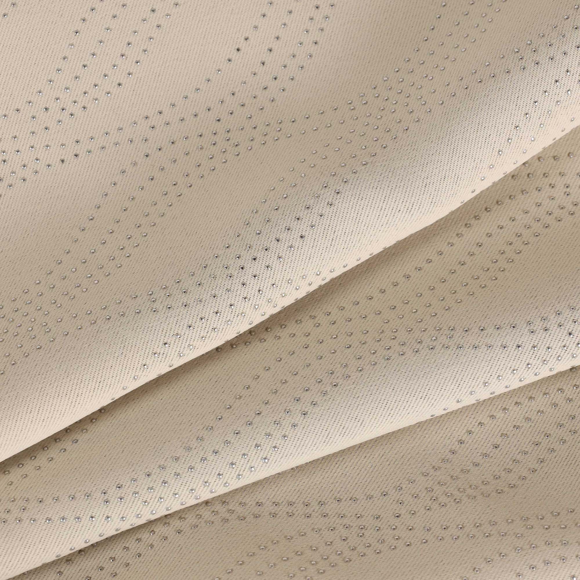 Superior Zuri Blackout Curtains, Grommet Header, Set of 2, 52" X 84", Ivory