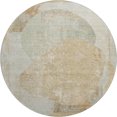 thumbnail image 2 of Addison Rugs Mayfield Premium Machine Washable Transitional Modern Taupe Round Rug, 8' X 8' Machine Washable Transitional Modern Taupe Oversized Sherpa Throw Blanket, 2 of 6