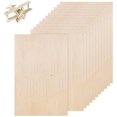 thumbnail image 1 of HAHADAXA 12 Pack 12 x 8 Inch Basswood Sheets， 1/16 Thin Craft Plywood Sheets Unfinished for Crafts, Hobby, Model Making, Laser Projects, 1 of 6
