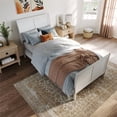 thumbnail image 4 of AFI Portland Twin XL Wood Foundation Bed Frame with Matching Footboard White, 4 of 13