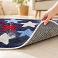 thumbnail image 4 of AZXY 4th of July Patriotic Bathroom Rug, 16"x24" Star Plush Shaggy Bath Mat, Soft Fluffy Plush Non Slip Floor Mat, American Independence Day Decor Rug for Indoor Entryway Kitchen Bedroom Shower, 4 of 6