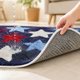 thumbnail image 4 of Patriotic Star Bath Mat Red White Blue Non Bathroom Rug 40x60cm, 4 of 6