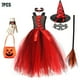 thumbnail image 3 of Vamprie-disfraz de Halloween para niña, vestido hinchado de maléfica, disfraz de bruja de carnaval, Cosplay de Diablo, traje de fiesta para niños de 2 a 10 años, 3 of 5
