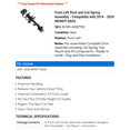 thumbnail image 2 of Front Left Strut and Coil Spring Assembly - Compatible with 2014 - 2020 INFINITI QX60 2015 2016 2017 2018 2019, 2 of 2