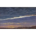 thumbnail image 2 of Caspar David Friedrich 24x16 Black Ornate Framed Double Matted Museum Art Print Titled: Evening Cloudy Sky (1824), 2 of 5