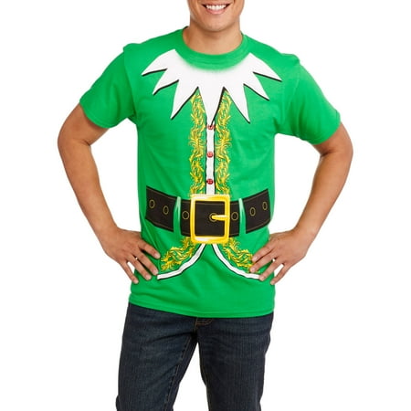 Christmas Men's Elf Suit Graphic Tee