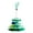 Green, variant on 4-Level Roller Track Cat Chaser Toy Rotate Kitten Balls Tower Toy Teaser Toy Interactive Boredom Relief Pet Toy