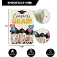 thumbnail image 3 of Congrats Grad Gnome Garden Flag for Outside, 12.5x18 Double Sided Summer Diploma Cap Gnomes Graduation Garden Flag, Class Of 2023 Graduation Yard Outdoor Decoration, 3 of 6