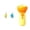 A002- Orange, variant on Electric Cat Toys, Interactive Cat Toys, Flying Cat Toys, Cat Enrichment Toys, Electric Launch Random Color Plush Pom Balls, Automatic Sliding Design, No Batteries Required, 7X3